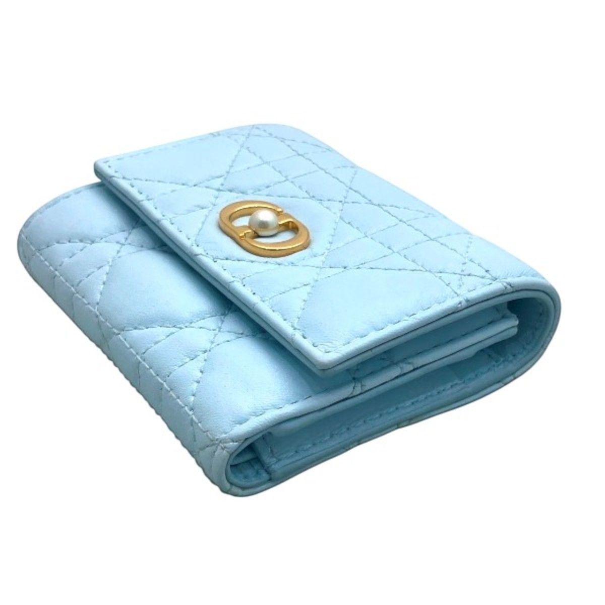 Dior Trifold Wallet Lambskin — view 7
