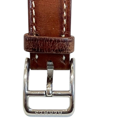 Hermes Tandem Watch SS Leather Quartz — view 6