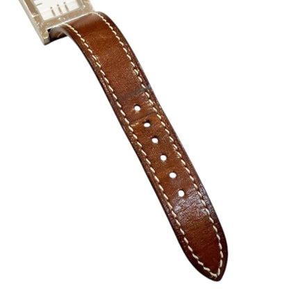 Hermes Tandem Watch SS Leather Quartz — view 7