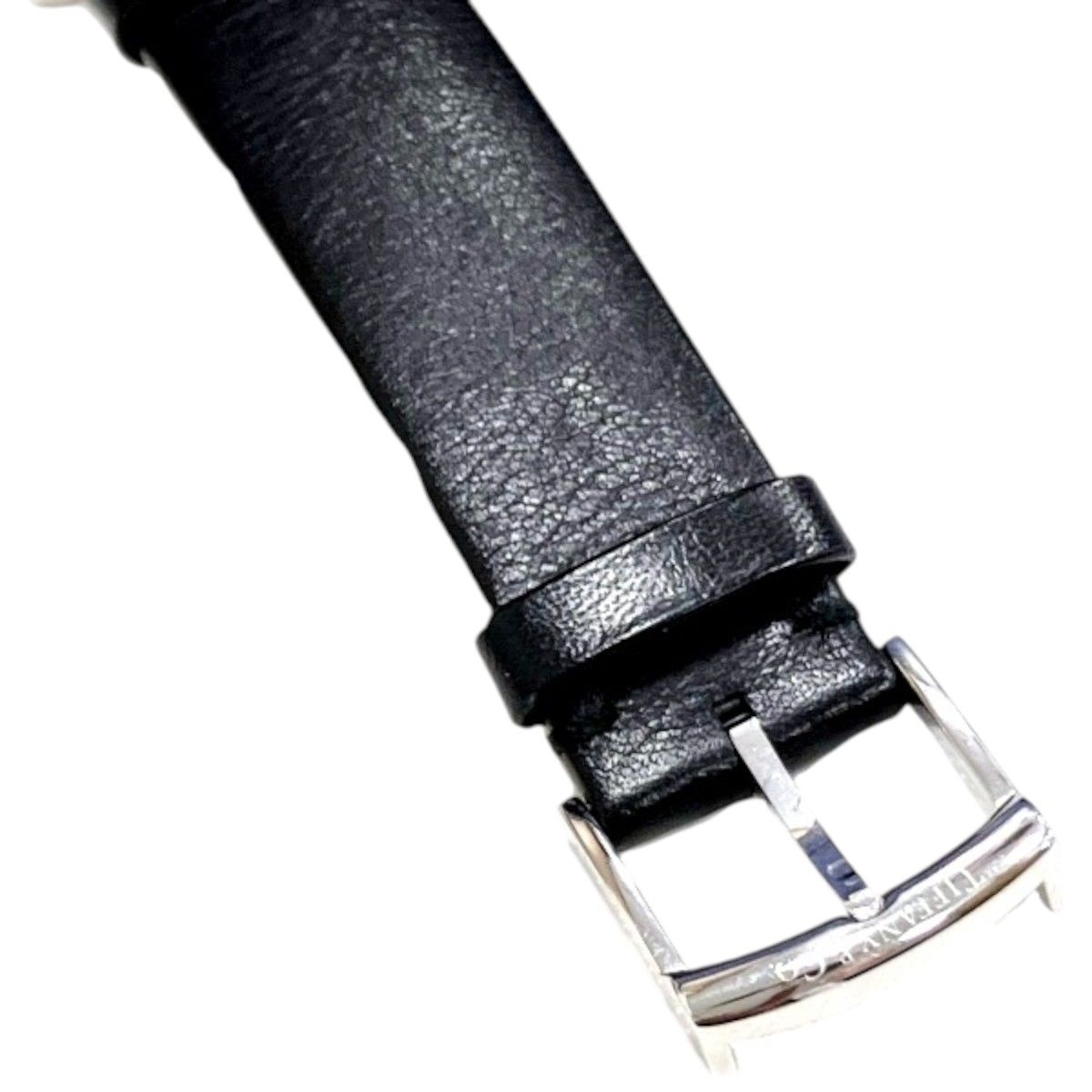 Tiffany & Co Atlas Dome Watch SS Leather Quartz White Dial — view 6