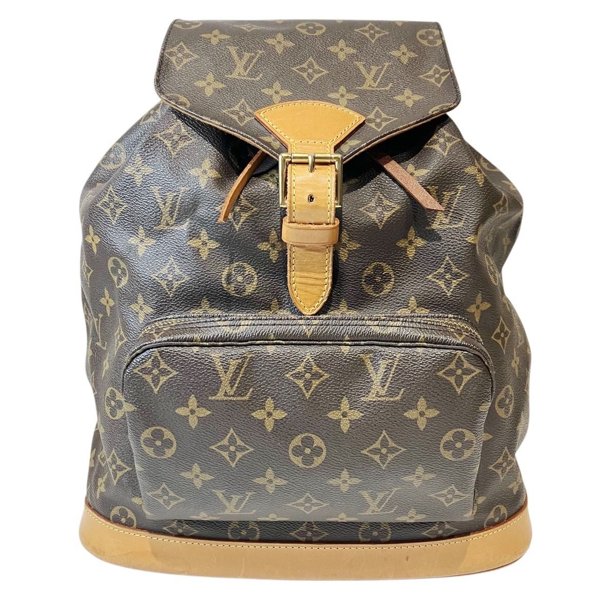 Louis Vuitton Montsouris Monogram Backpack Canvas