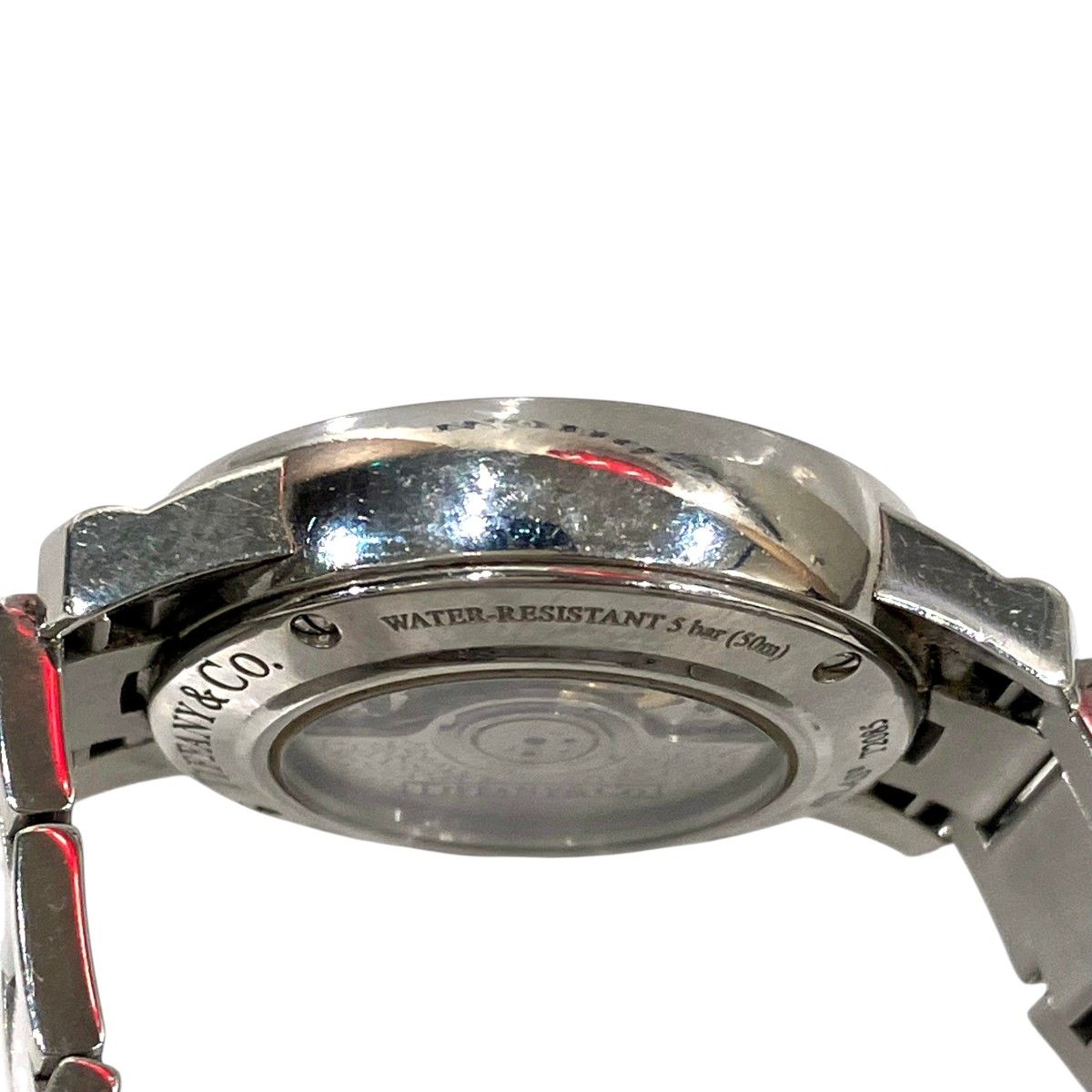 Tiffany & Co Atlas Dome Watch SS Automatic Silver Dial — view 9