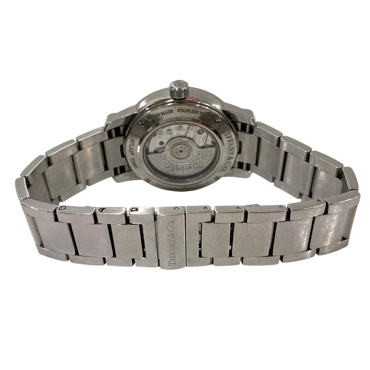 Tiffany & Co Atlas Dome Watch SS Automatic Silver Dial — view 6