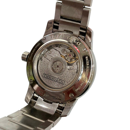 Tiffany & Co Atlas Dome Watch SS Automatic Silver Dial — view 5