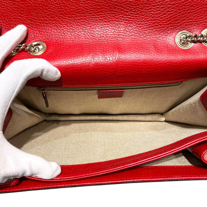Gucci Interlocking Shoulder Bag Leather — view 7