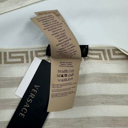 Versace Scarf Shawl Fringe Beige — view 7