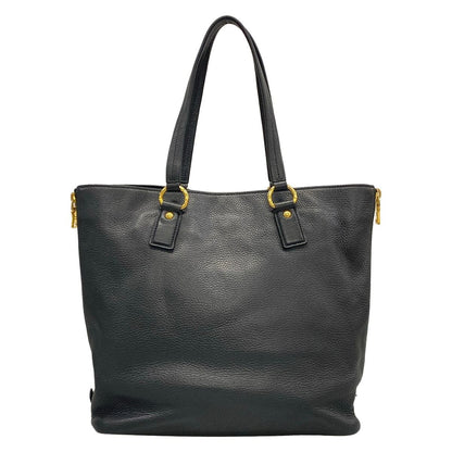 Prada Tote Black Leather — view 3