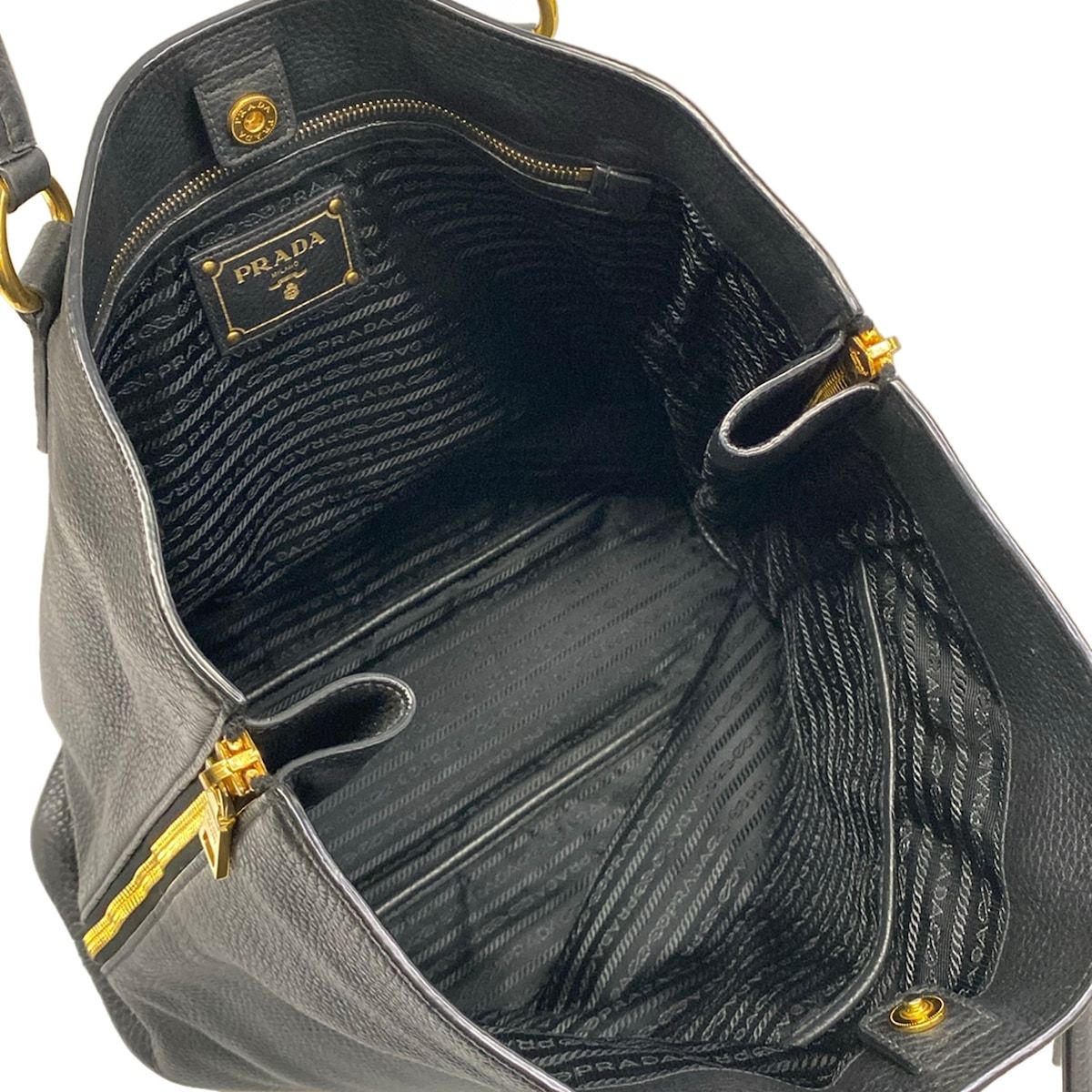 Prada Tote Black Leather — view 7