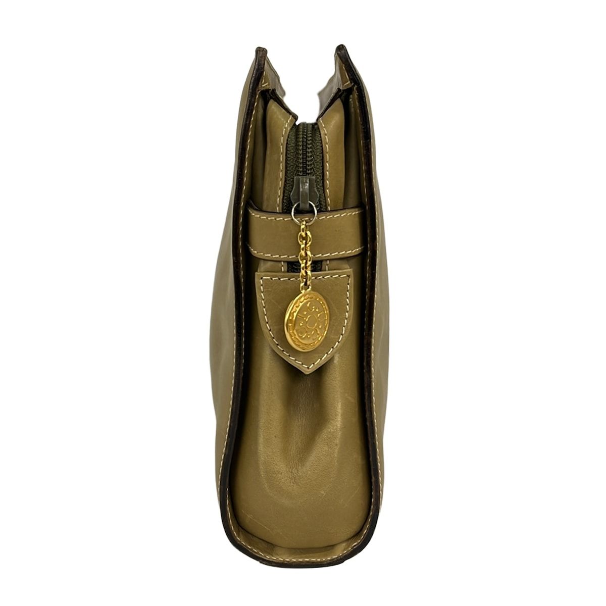 Gucci Second Bag Vintage Khaki Leather — view 4