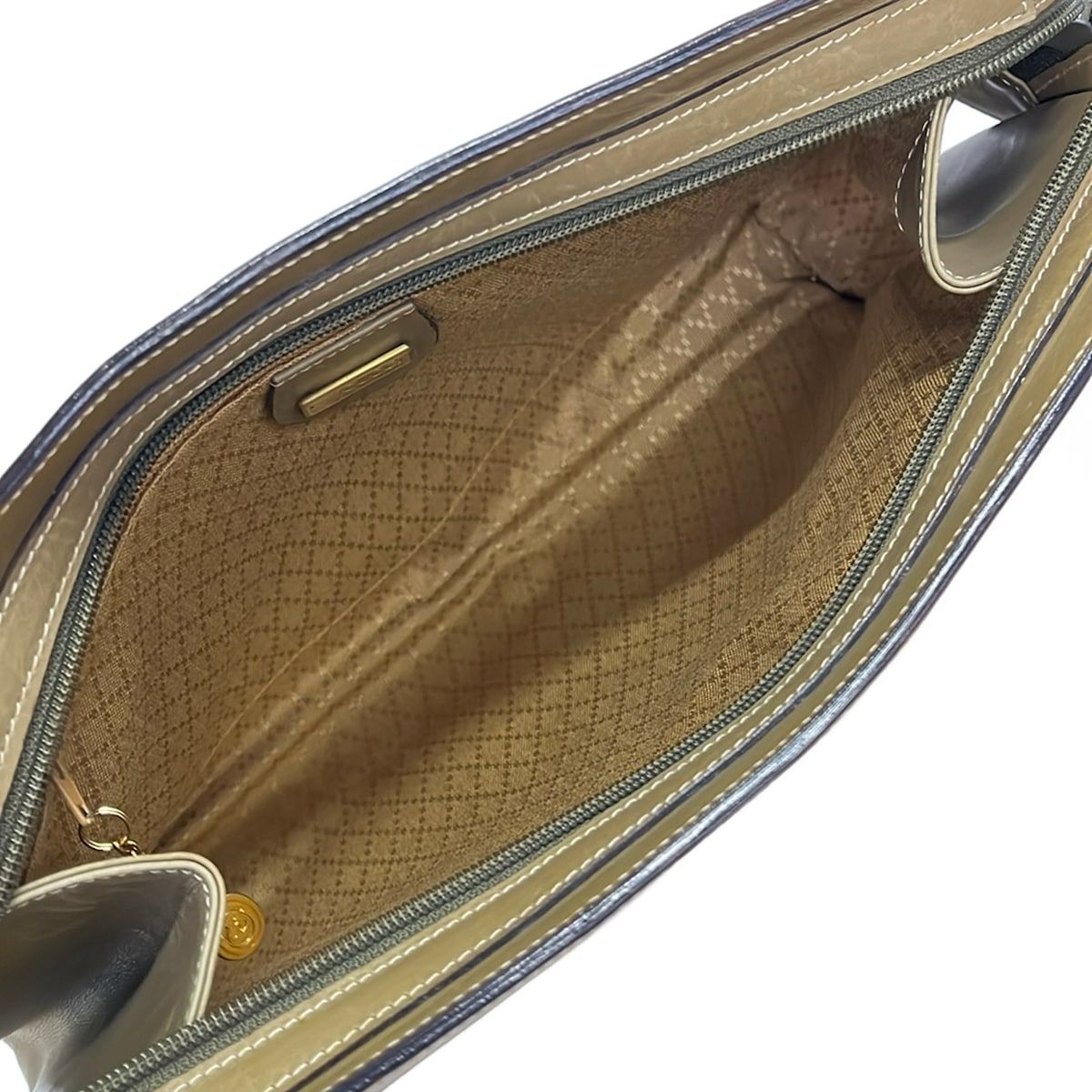 Gucci Second Bag Vintage Khaki Leather — view 7