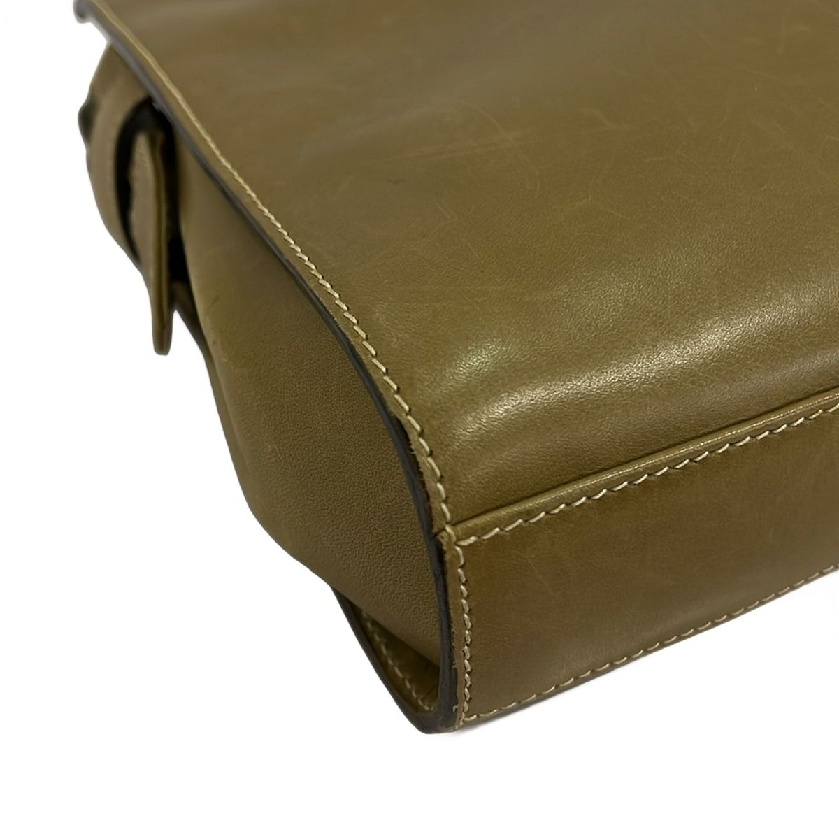 Gucci Second Bag Vintage Khaki Leather — view 6