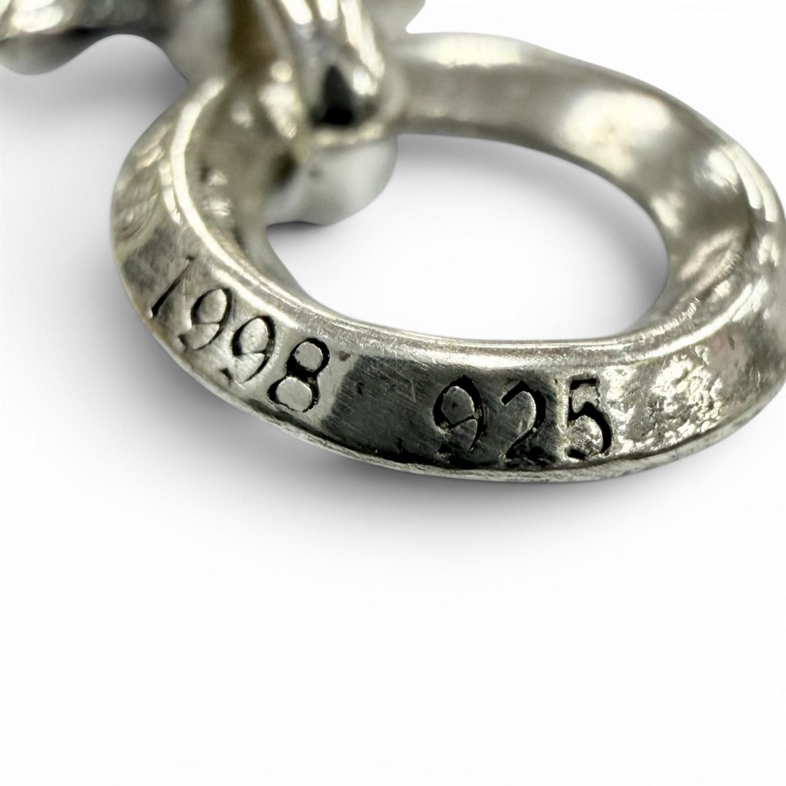 Chrome Hearts Tiny CH Cross 925 Pendant Top Silver — view 4