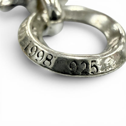 Chrome Hearts Tiny CH Cross 925 Pendant Top Silver — view 4