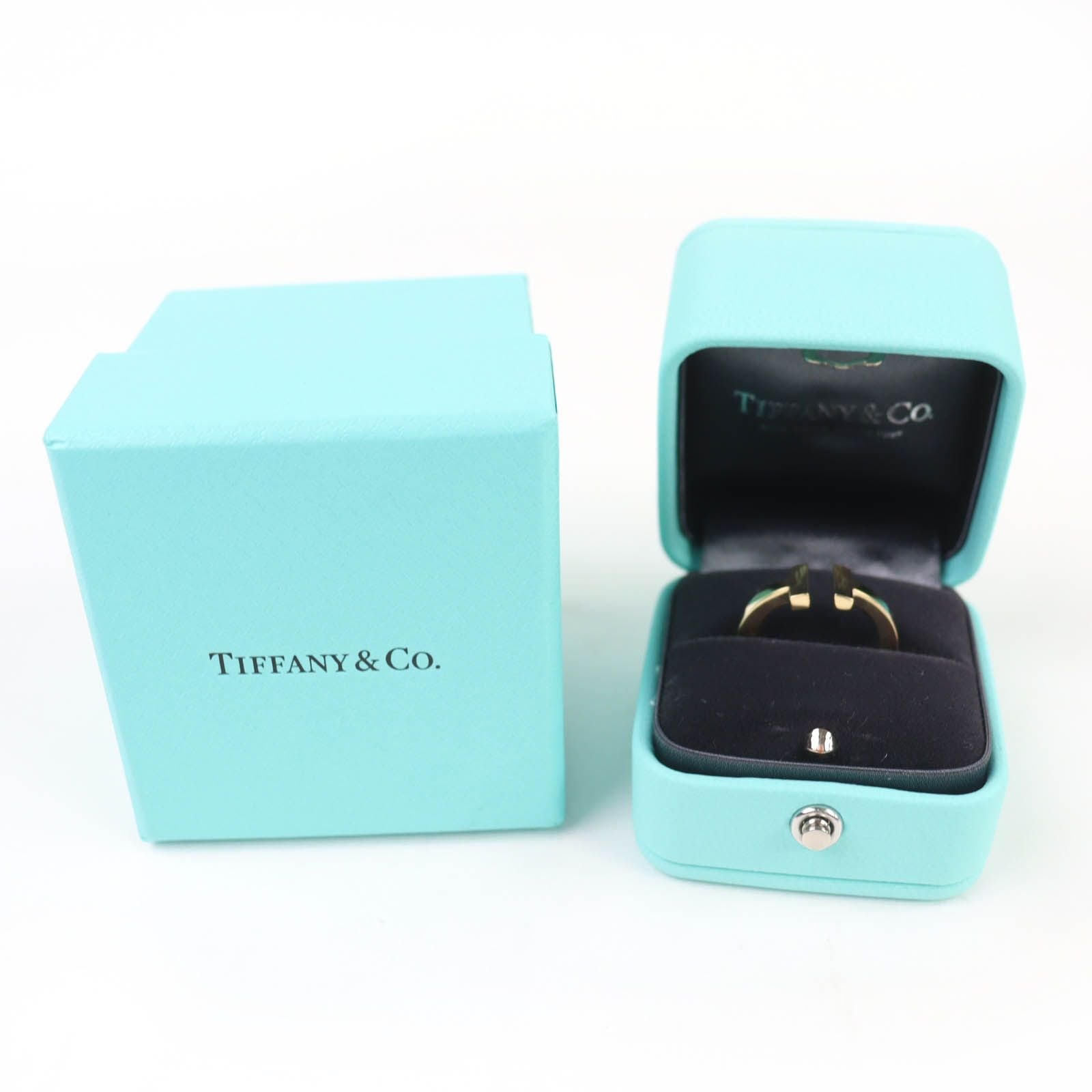 Tiffany & Co T Square Ring Yellow Gold Box Case — view 2