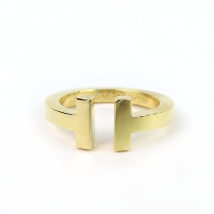 Tiffany & Co T Square Ring Yellow Gold Box Case