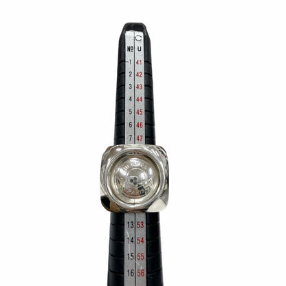 Hermes Vintage Extra Wide Series Ring Silver 49.50.51 — view 7