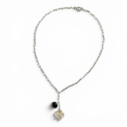 Chanel 925 Shell Clover Logo Pendant Silver — view 2