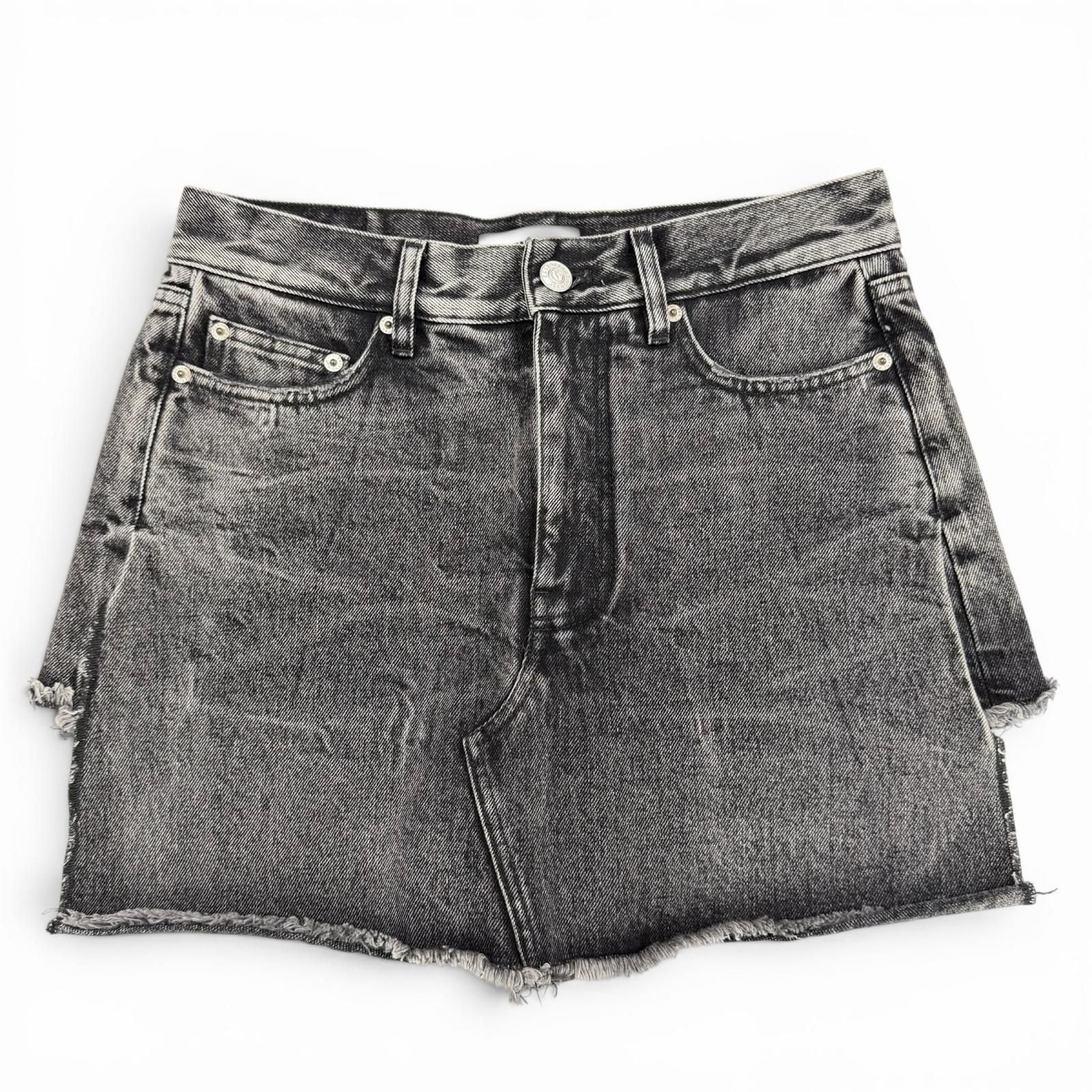 Balenciaga Cotton 100% Logo Patch Denim Shorts Black 34 Recommended