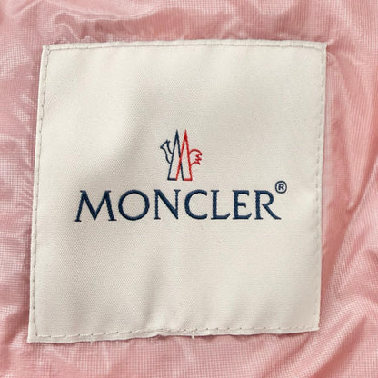 Moncler Anthon Logo Patch with Hood Down Jacket Pink 0 Hanger — view 8