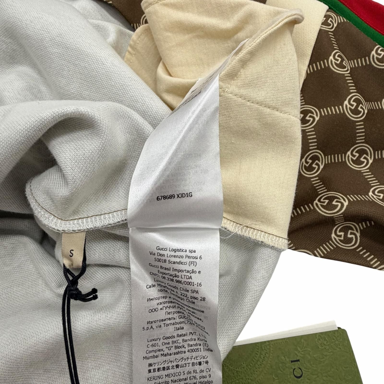 Gucci Interlocking All Over Pattern Web Line Dress Brown — view 9