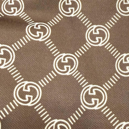 Gucci Interlocking All Over Pattern Web Line Dress Brown — view 6