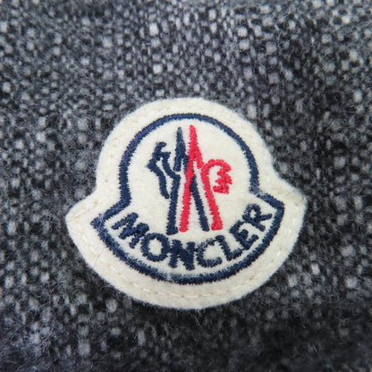 Moncler Torcon Wool Cashmere Logo Patch Down Coat Gray 3 Hanger — view 7
