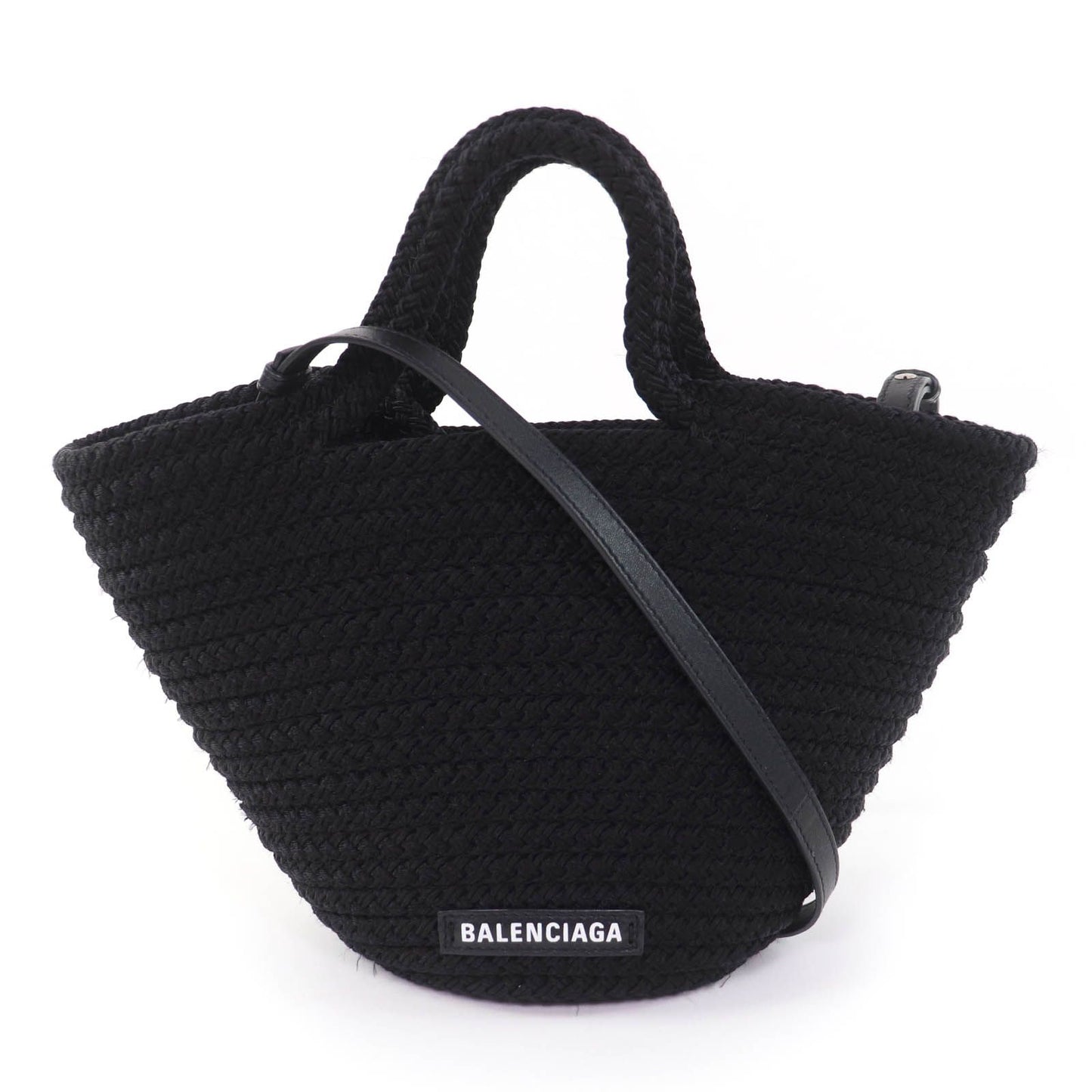 Balenciaga Ibiza Small Leather 2-Way Shoulder Bag Black