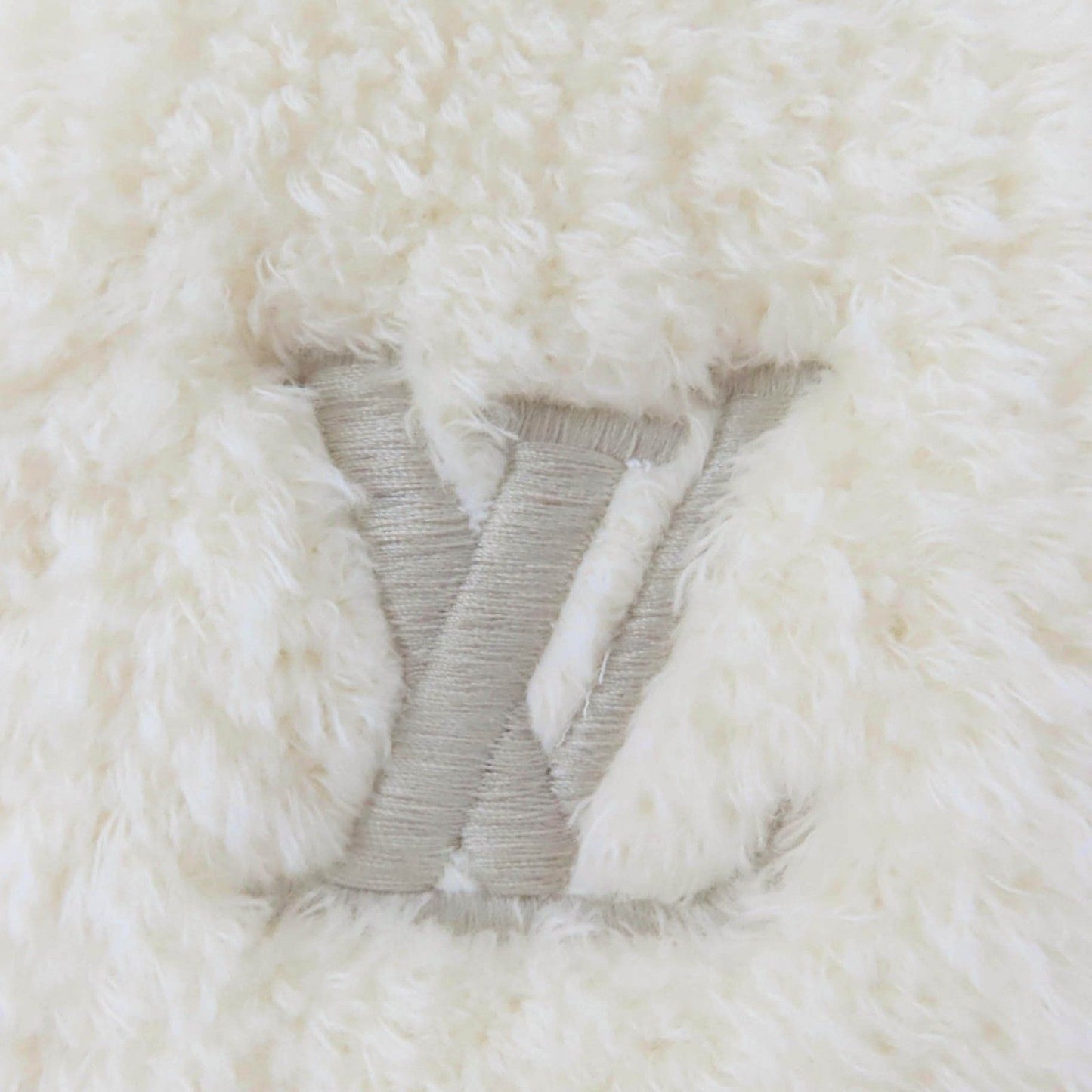 Louis Vuitton Scarf Only LV Mini Confit Wool Off White — view 7
