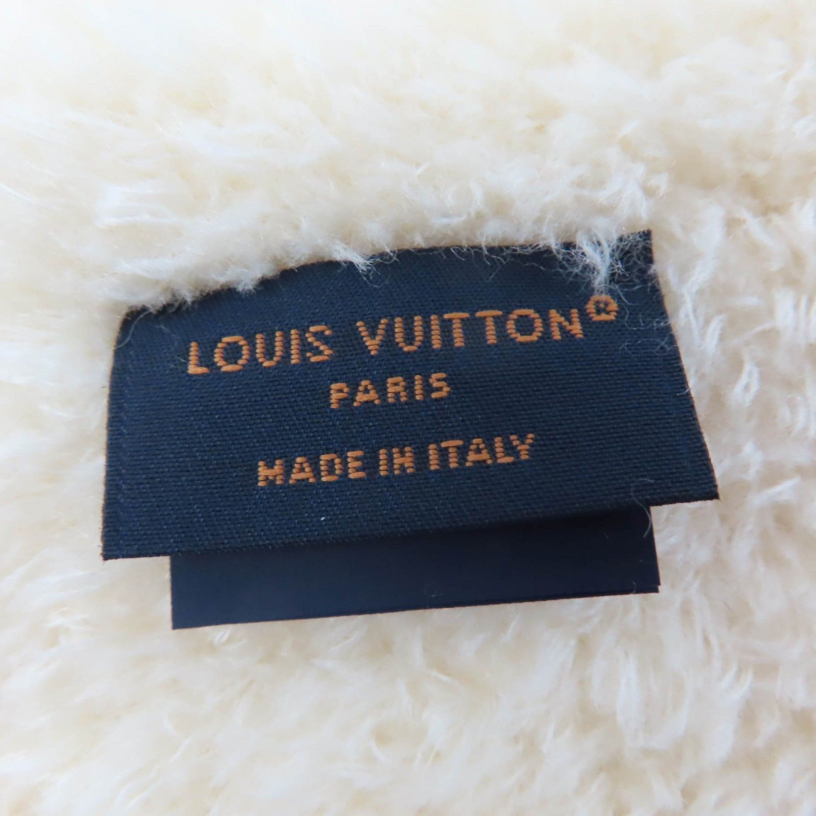 Louis Vuitton Scarf Only LV Mini Confit Wool Off White — view 8