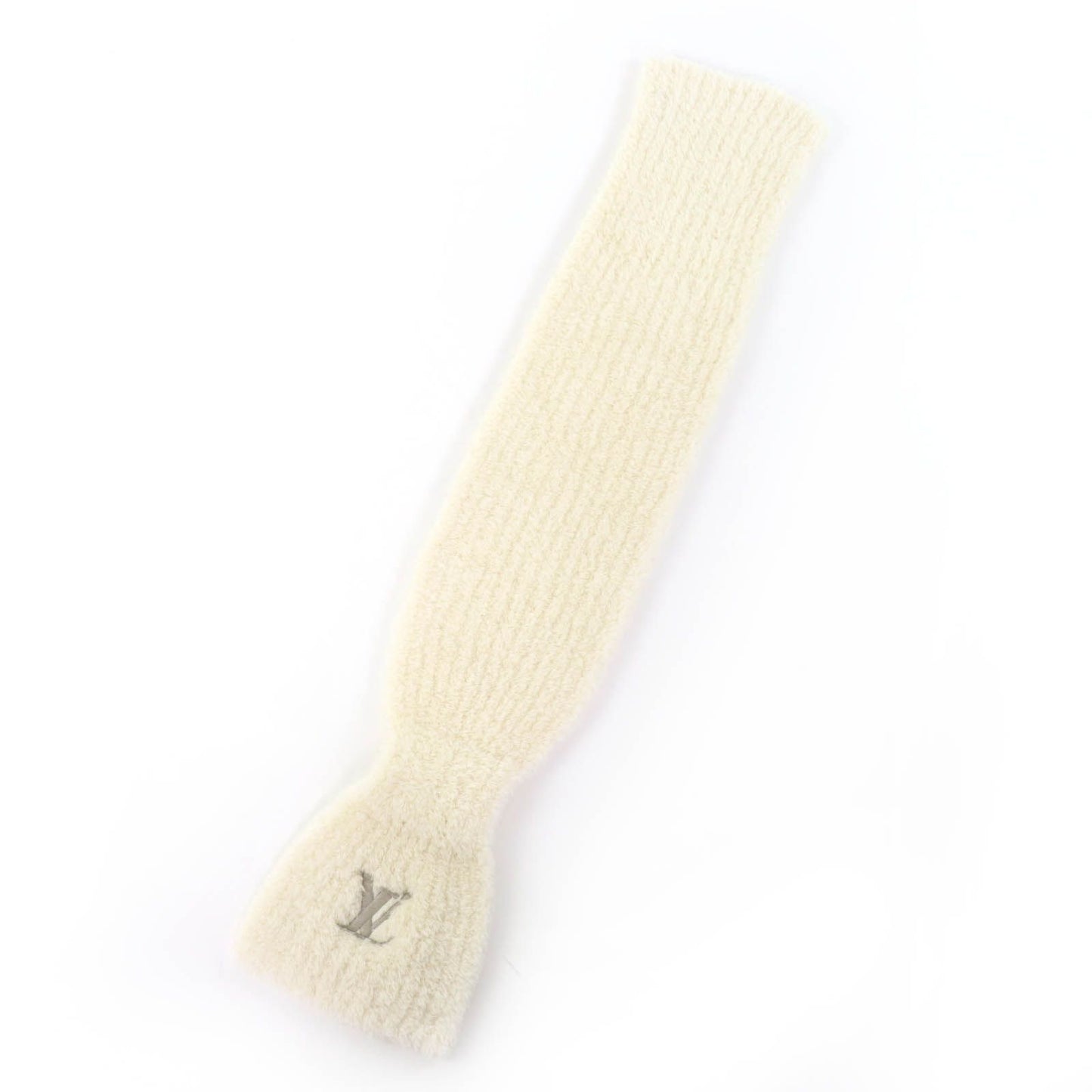 Louis Vuitton Scarf Only LV Mini Confit Wool Off White — view 5