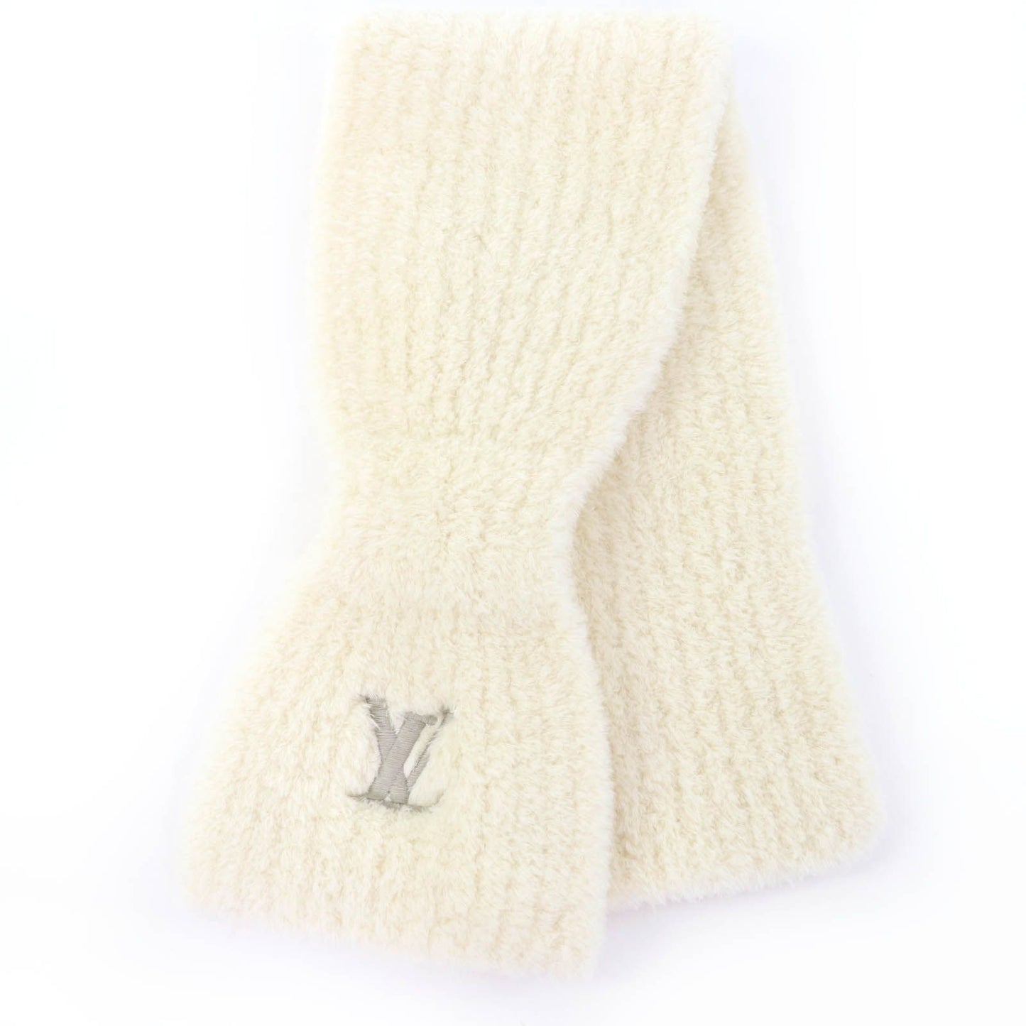 Louis Vuitton Scarf Only LV Mini Confit Wool Off White