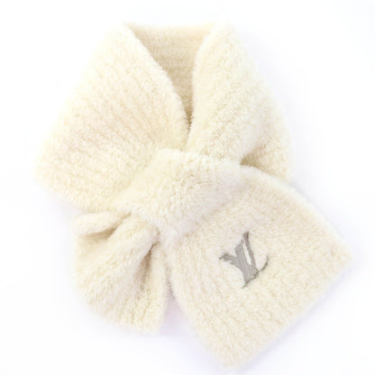 Louis Vuitton Scarf Only LV Mini Confit Wool Off White — view 3