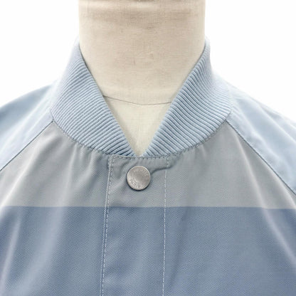 Hermes Bords Cotes Cambridge Striped Pattern Series Button Jacket Light Blue 50 — view 2
