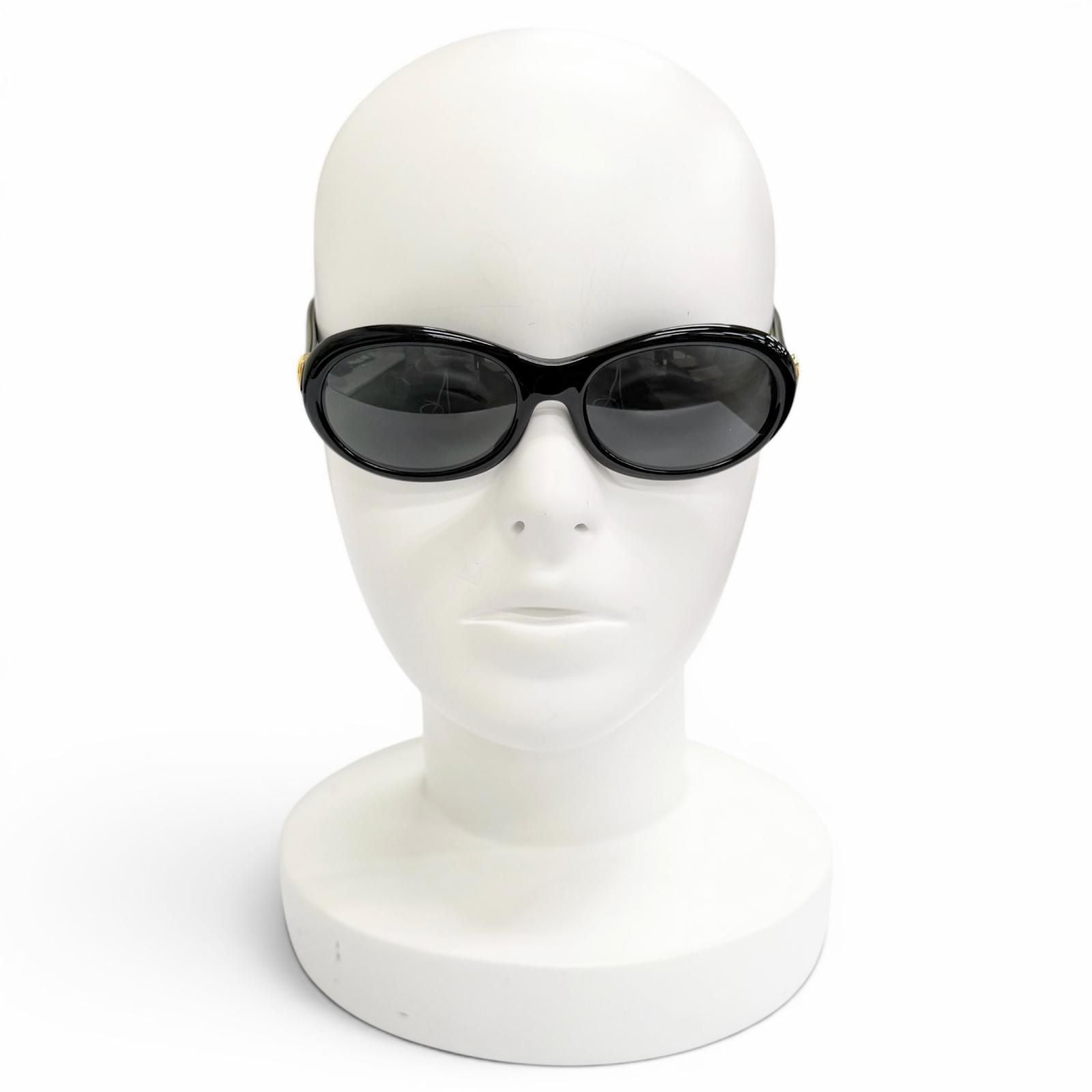 Cartier Vintage Trinity Oval Sunglasses Eyewear Black Gold — view 2