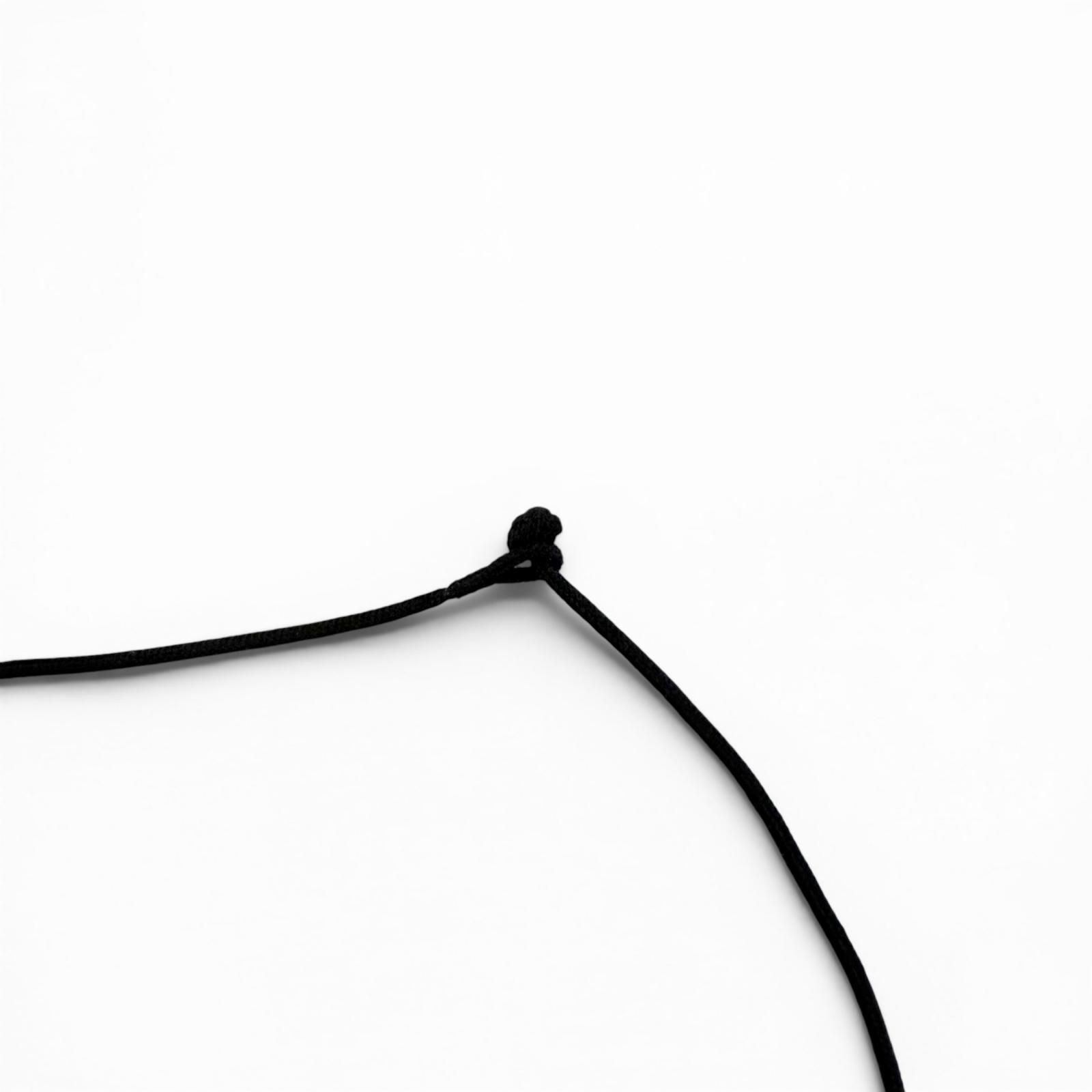 Tiffany & Co Elsa Peretti Seviana Necklace Silk Cord Red Black — view 6