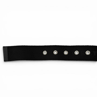 Dior Homme Logo Silver Pin Buckle Belt Black Recommended — view 7