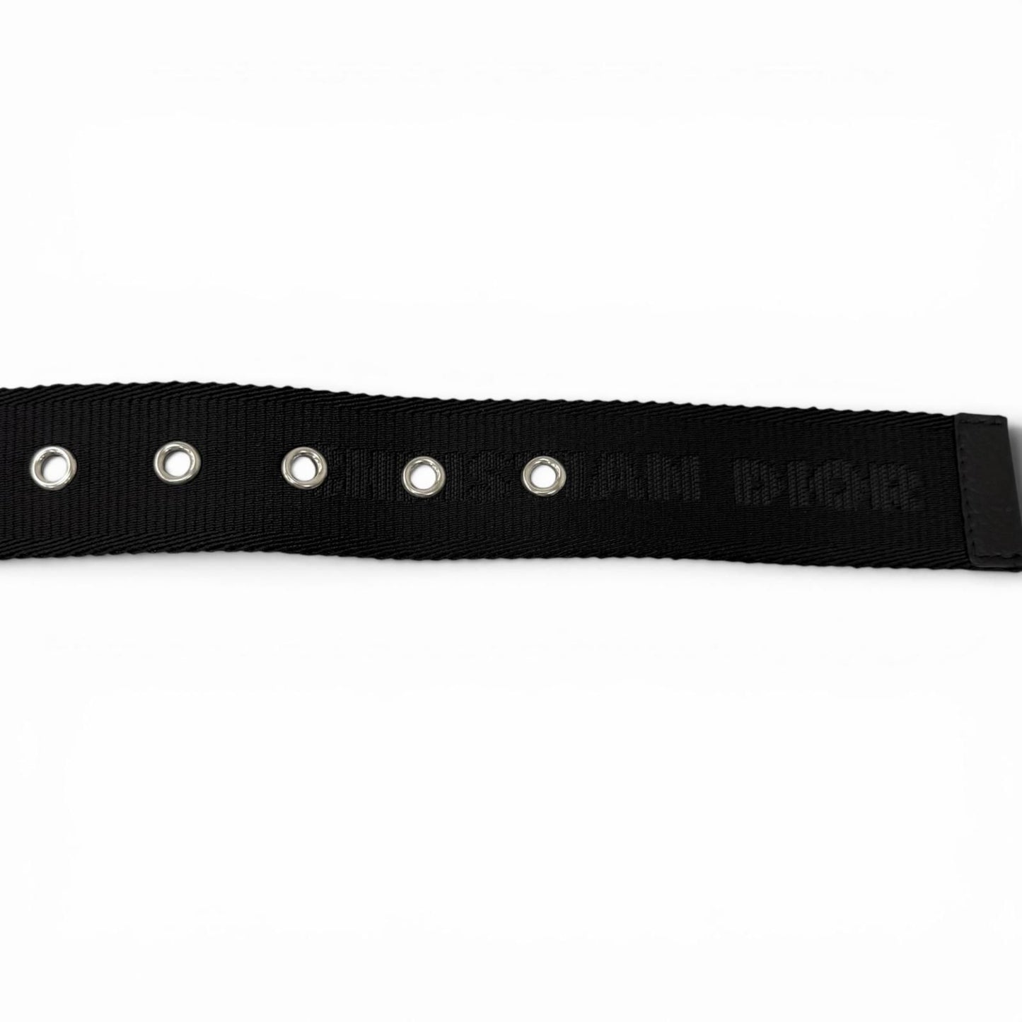 Dior Homme Logo Silver Pin Buckle Belt Black Recommended — view 5