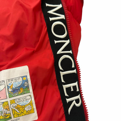 Bvlgari Moncler Giubbotto Hood Logo Embroidery Down Jacket — view 7