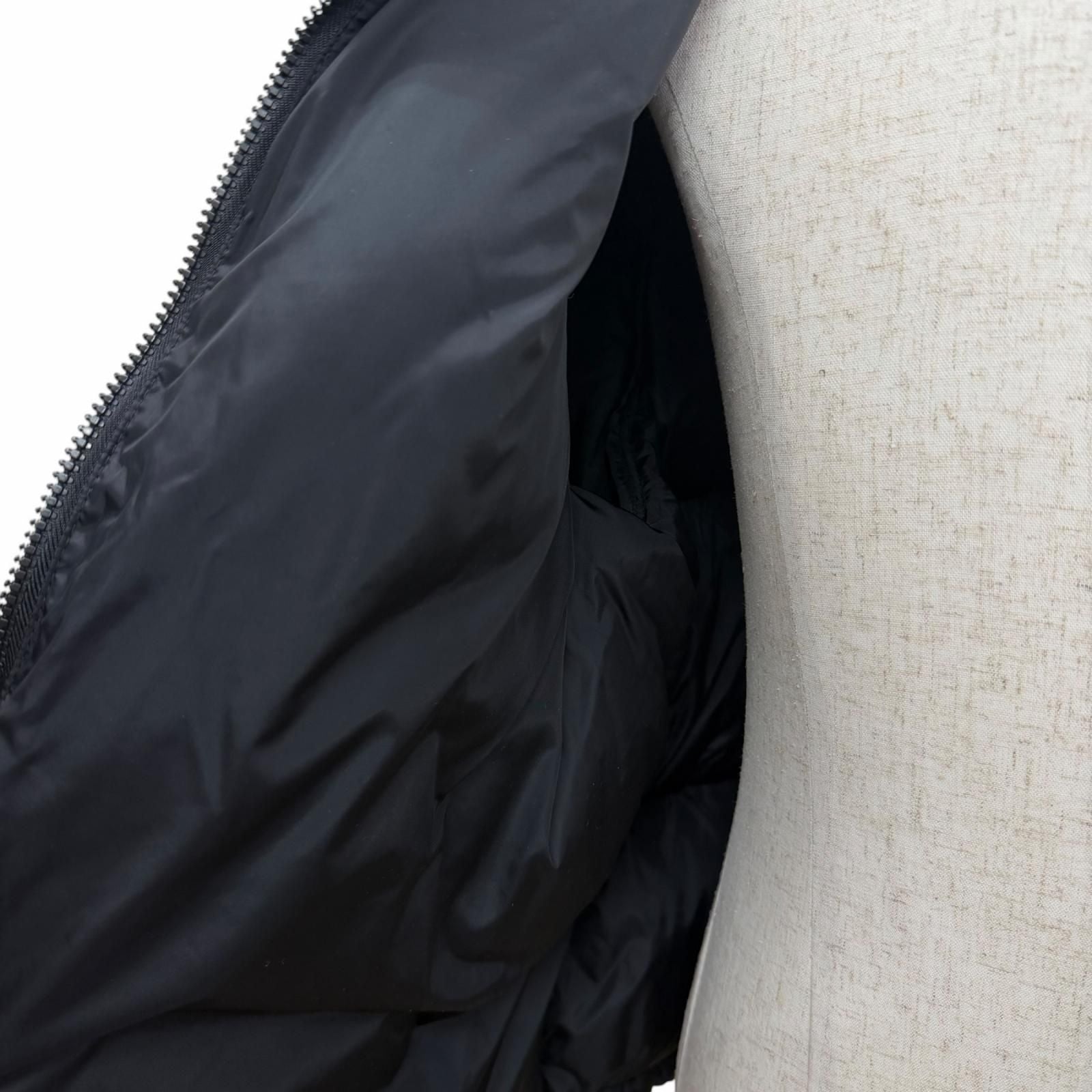 Celine Logo Print Western Down Jacket Puffer Black 46 — view 5