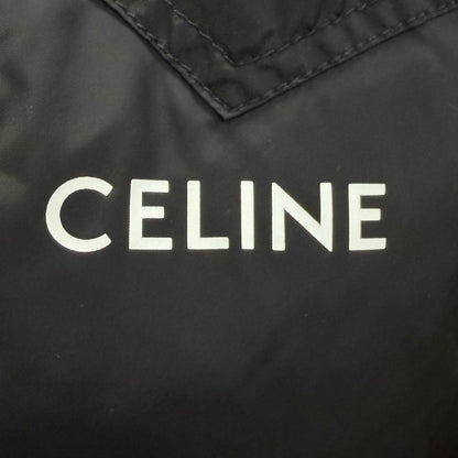 Celine Logo Print Western Down Jacket Puffer Black 46 — view 7
