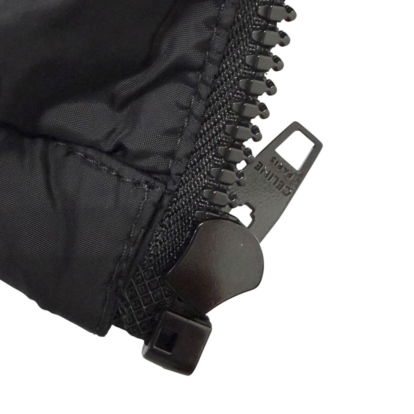 Celine Logo Print Western Down Jacket Puffer Black 46 — view 6