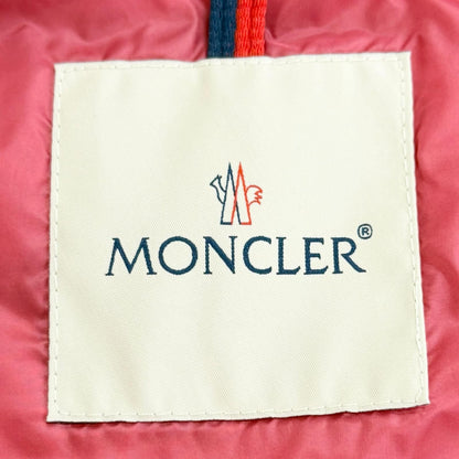 Moncler Glyco Logo Patch Hooded Zip Up Vest Pink 1 Recommended — view 9