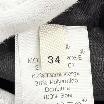 Celine 2 Phoebe Philo Era Crombie Wool Long Coat Black 34 — view 7