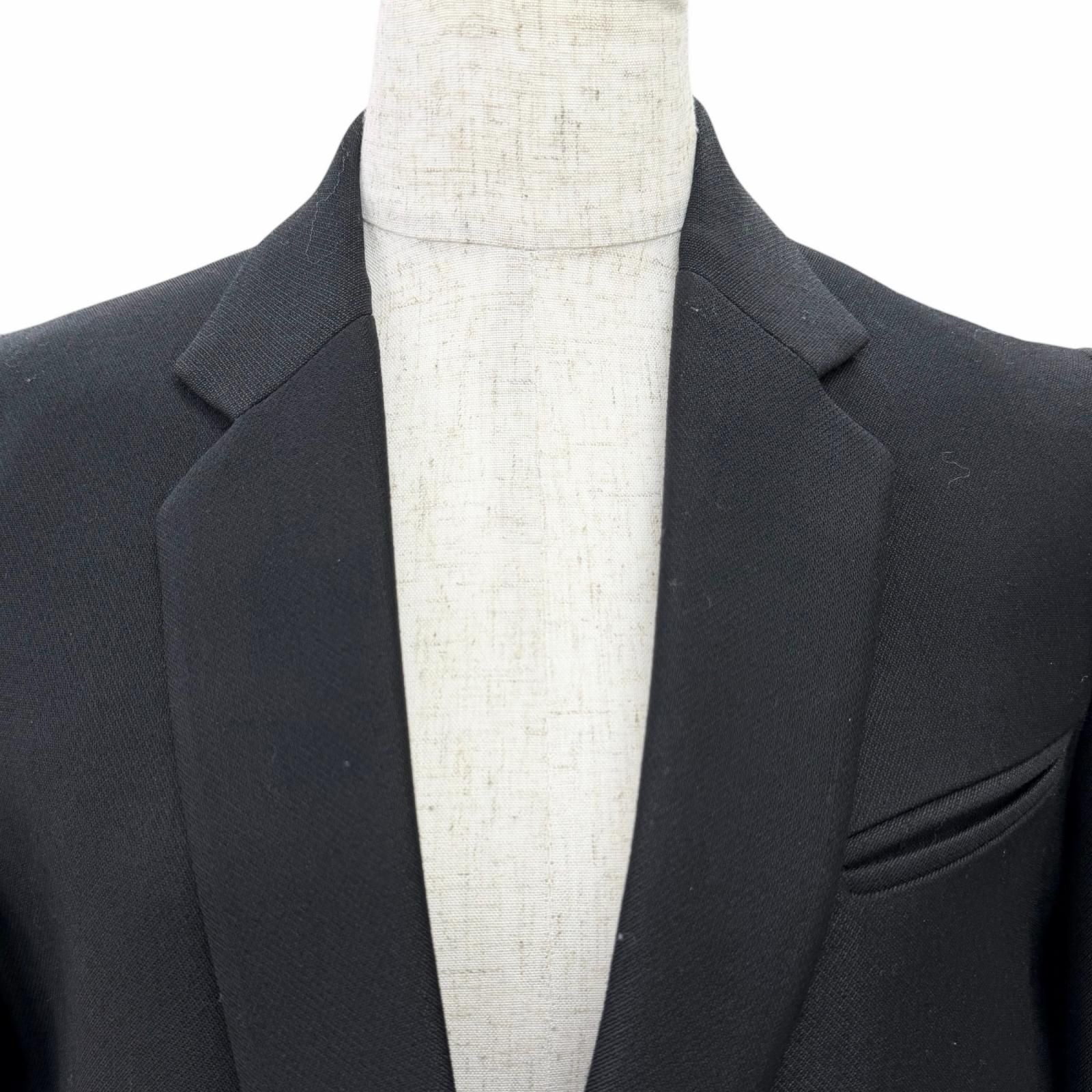 Celine 2 Phoebe Philo Era Crombie Wool Long Coat Black 34 — view 4