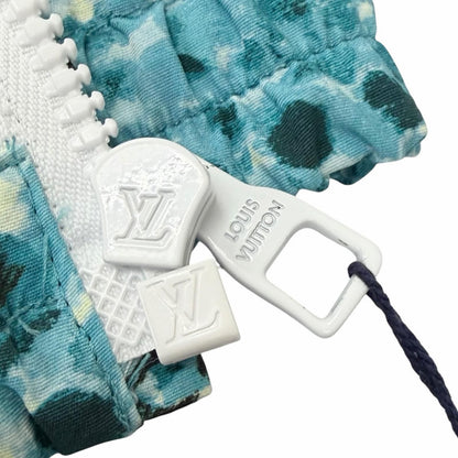 Louis Vuitton Monogram Printed Windbreaker Jacket Blue 52 — view 6