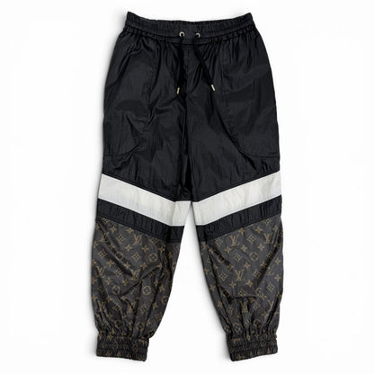 Louis Vuitton Monogram Color Block Jogging Pants Black 34