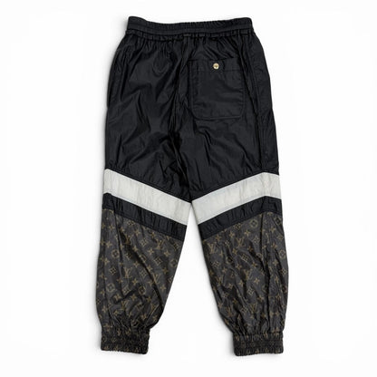 Louis Vuitton Monogram Color Block Jogging Pants Black 34 — view 2