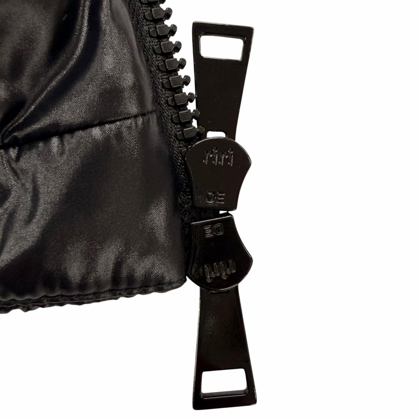 Moncler Hyoseris Alpaca Blend Logo Patch Sleeve Fringe Knit Down Jacket Black 0 — view 7