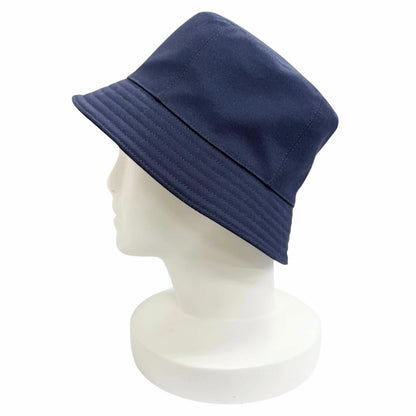 Hermes Eden Cotton 100% Series Parts Bucket Hat Navy 57 Recommended — view 3