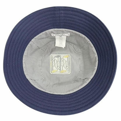 Hermes Eden Cotton 100% Series Parts Bucket Hat Navy 57 Recommended — view 6
